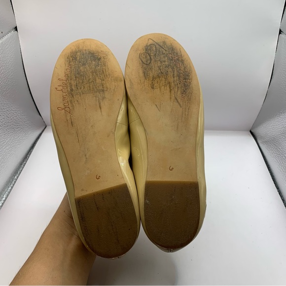 Sam Edelman size 6M Vaneli Women's Salia Bow Ballet Flat Nuded Patent Flats - Picture 7 of 7